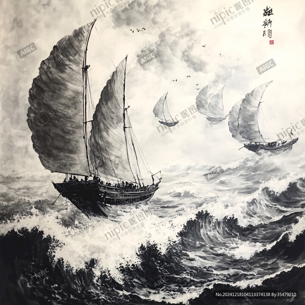 扬帆启航高清画