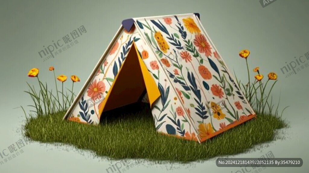 印花帐篷