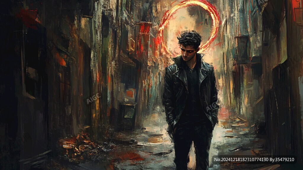 赛博朋克装饰画