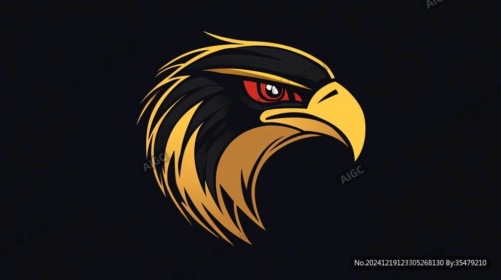 鹰头logo设计