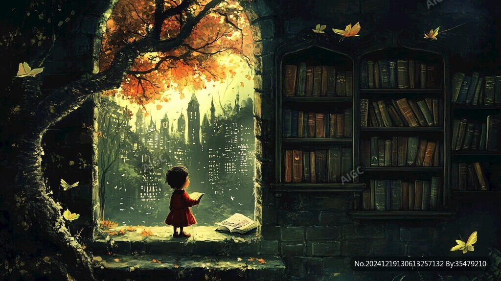 图书馆儿插