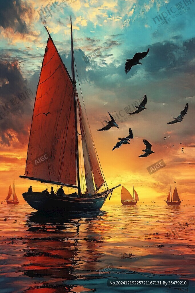 扬帆启航高清画