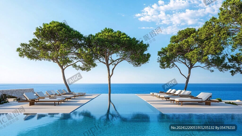 泳池树五星级游泳池