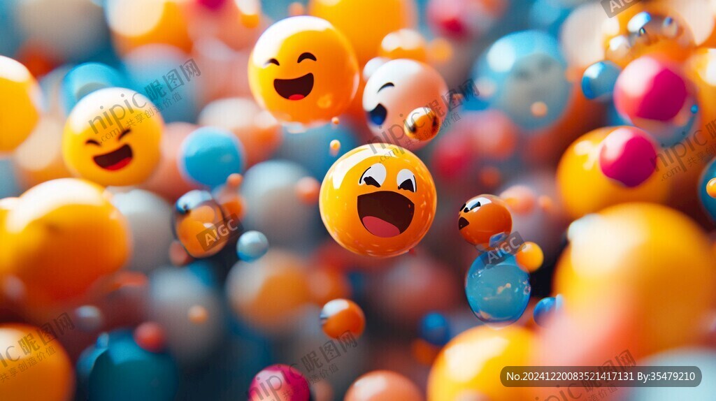 情绪拟人3d元素