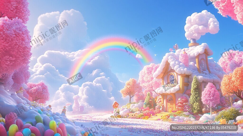 梦幻唯美农村新面貌