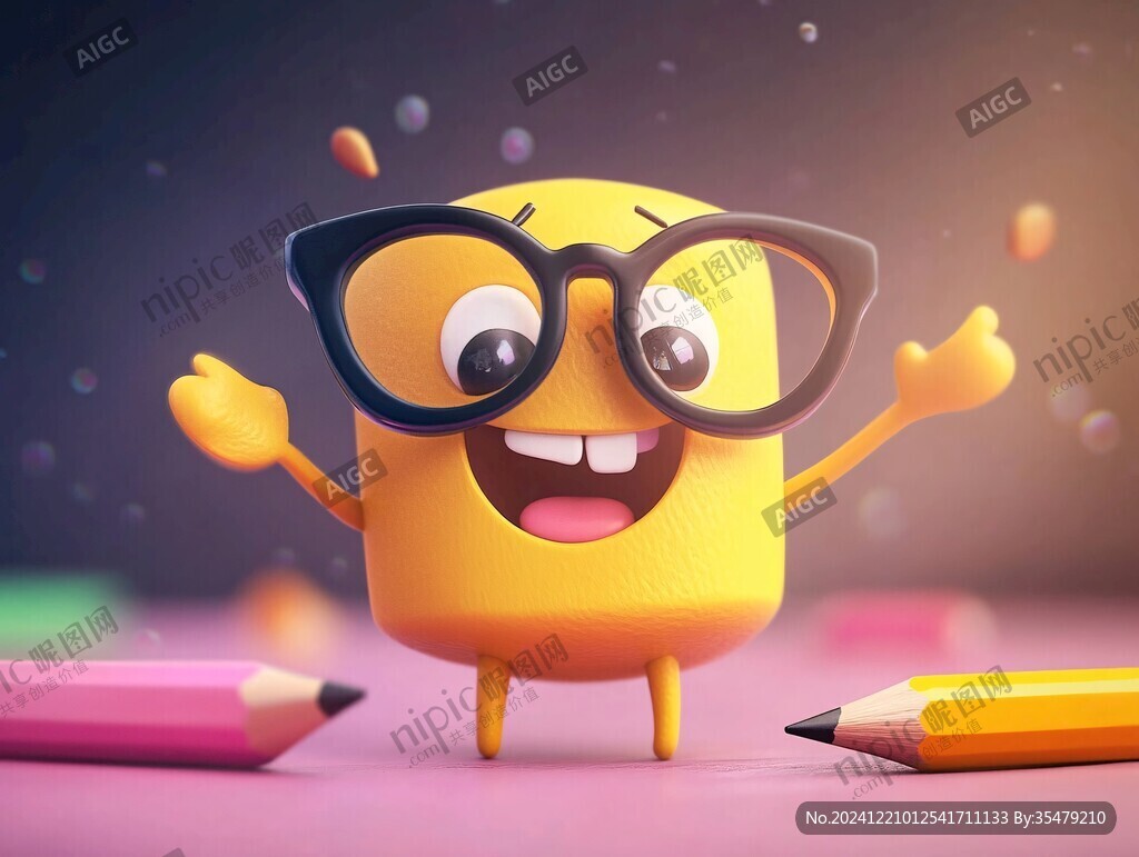 情绪拟人3d元素