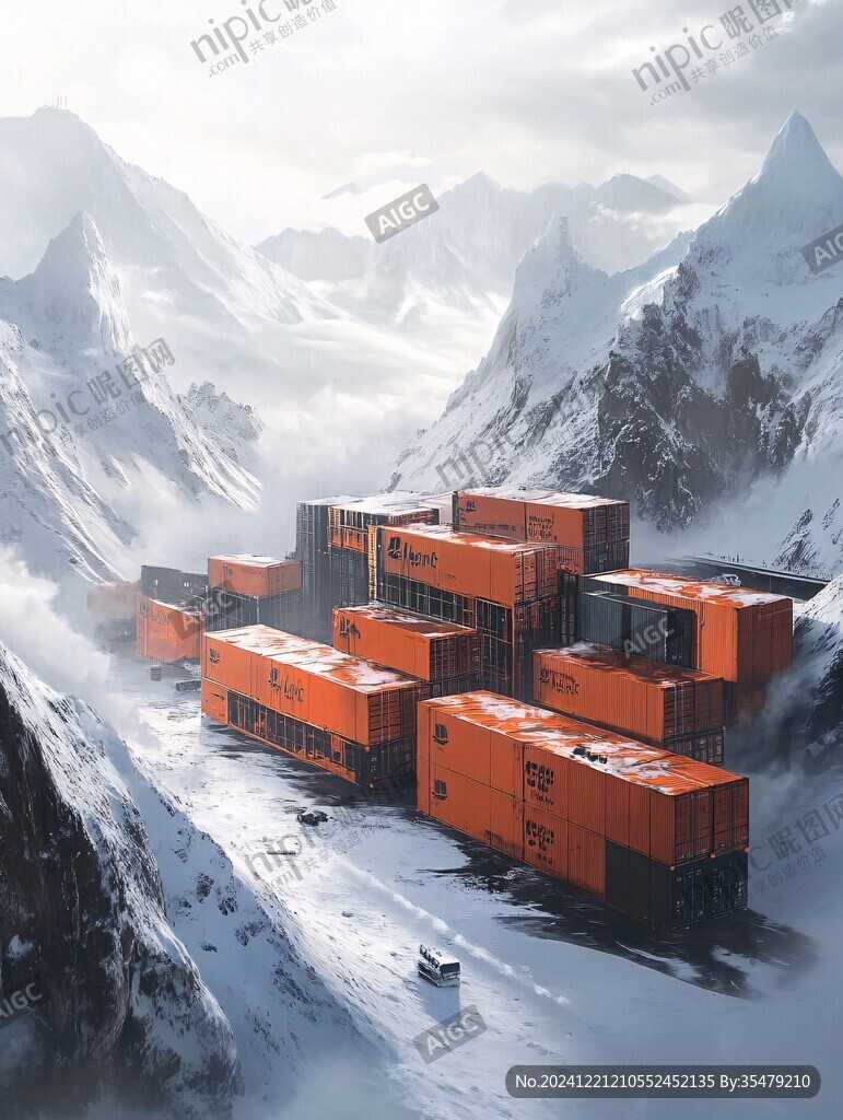 梦幻舞台背景南极冒险