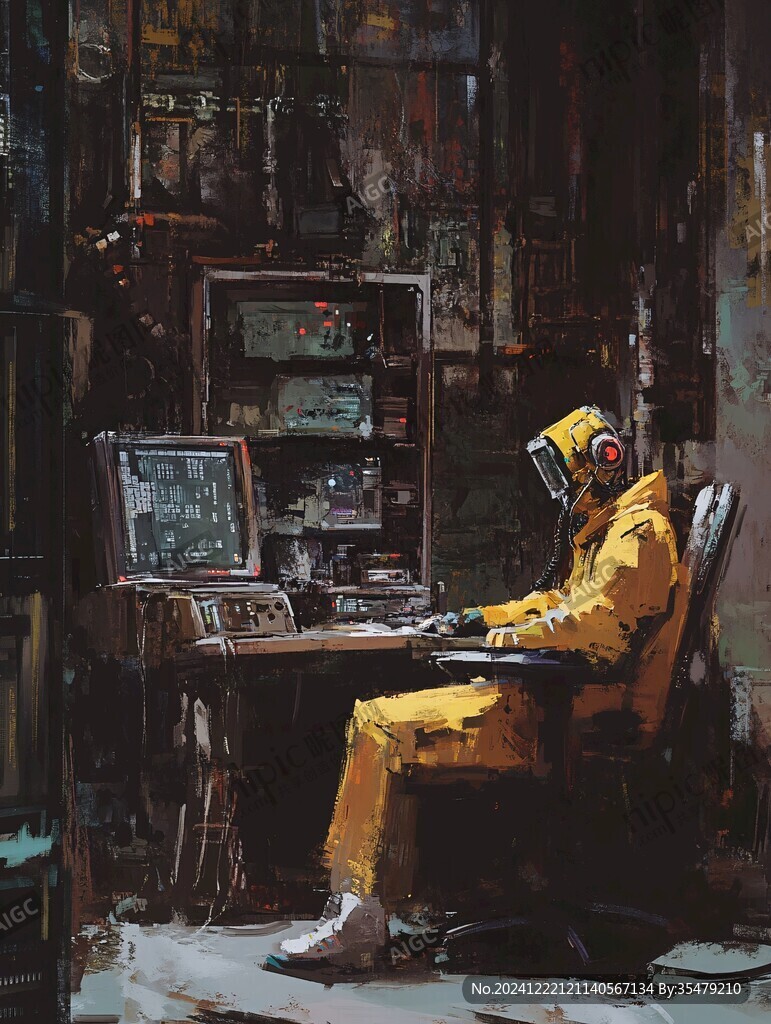 赛博朋克装饰画