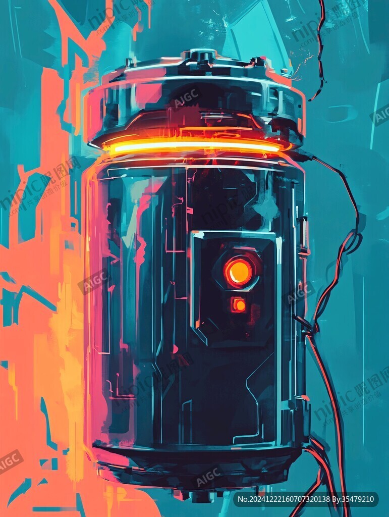 赛博朋克装饰画