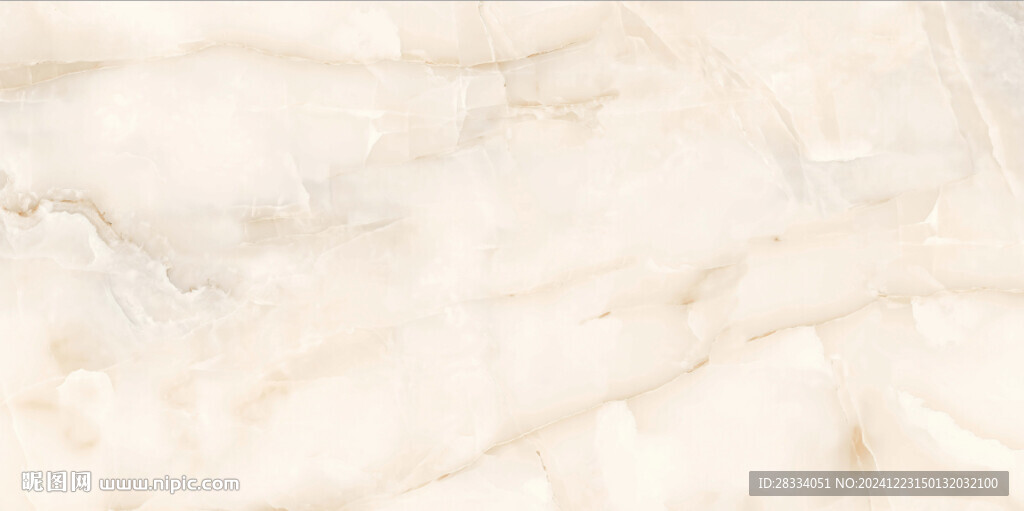 高清浅黄色云纹大理石