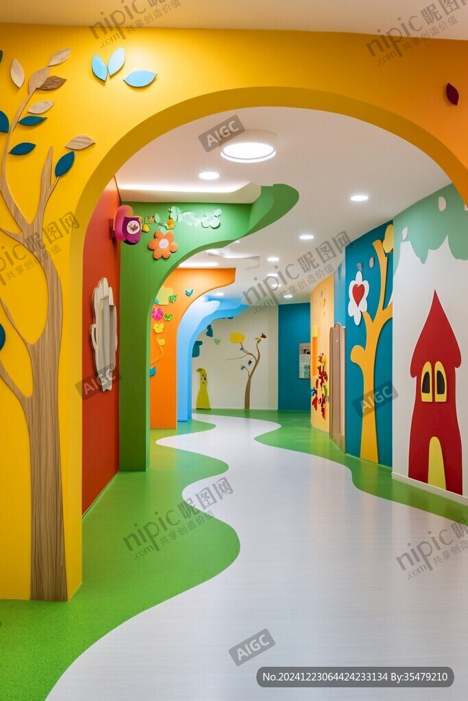 儿童活动中心过道