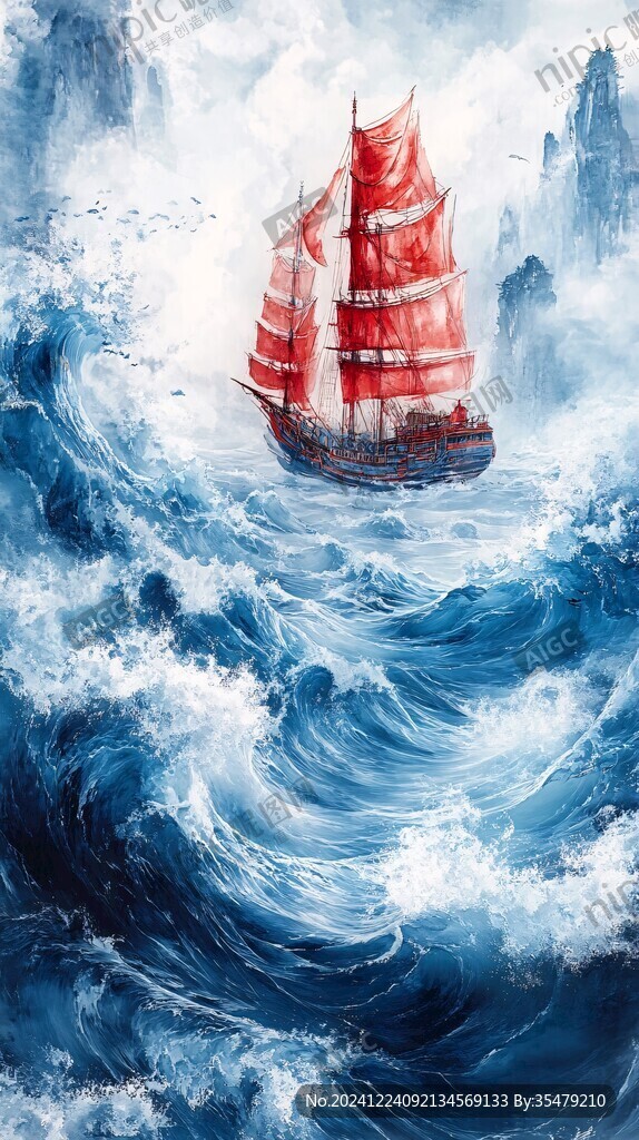 扬帆启航高清画