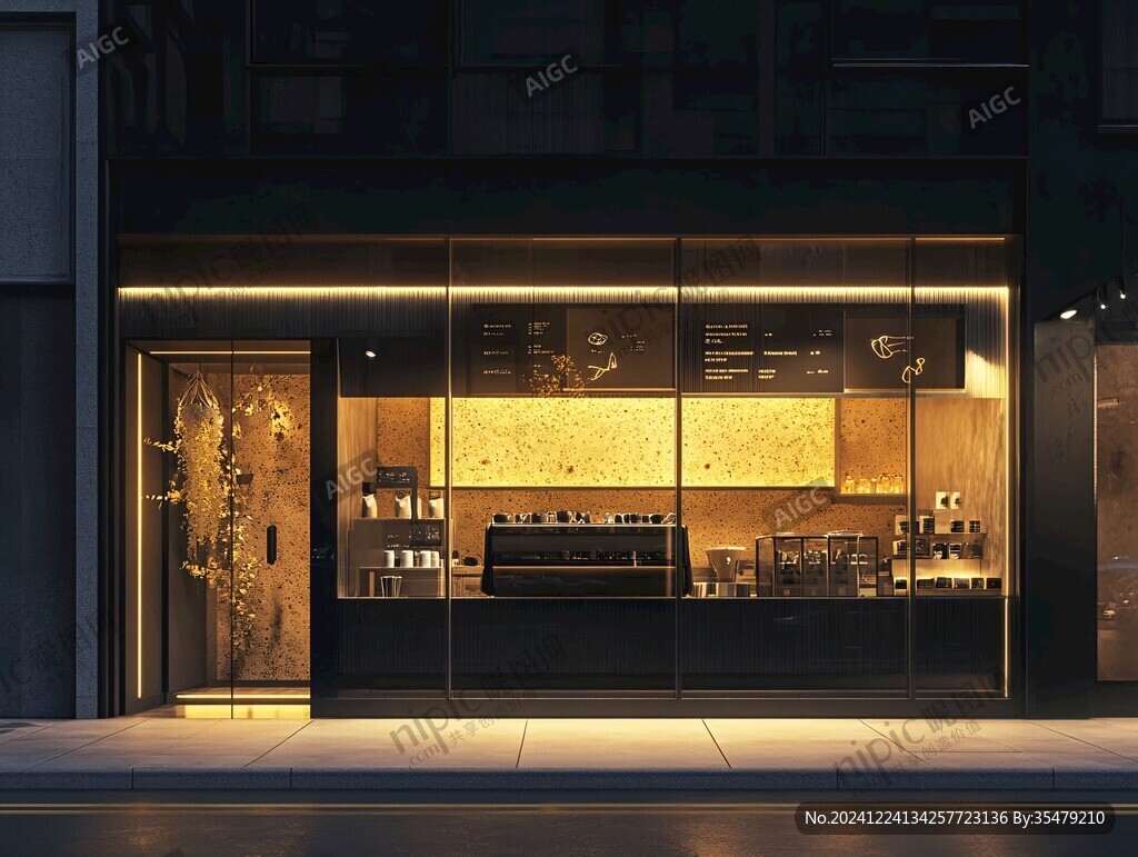 金色店面外装修