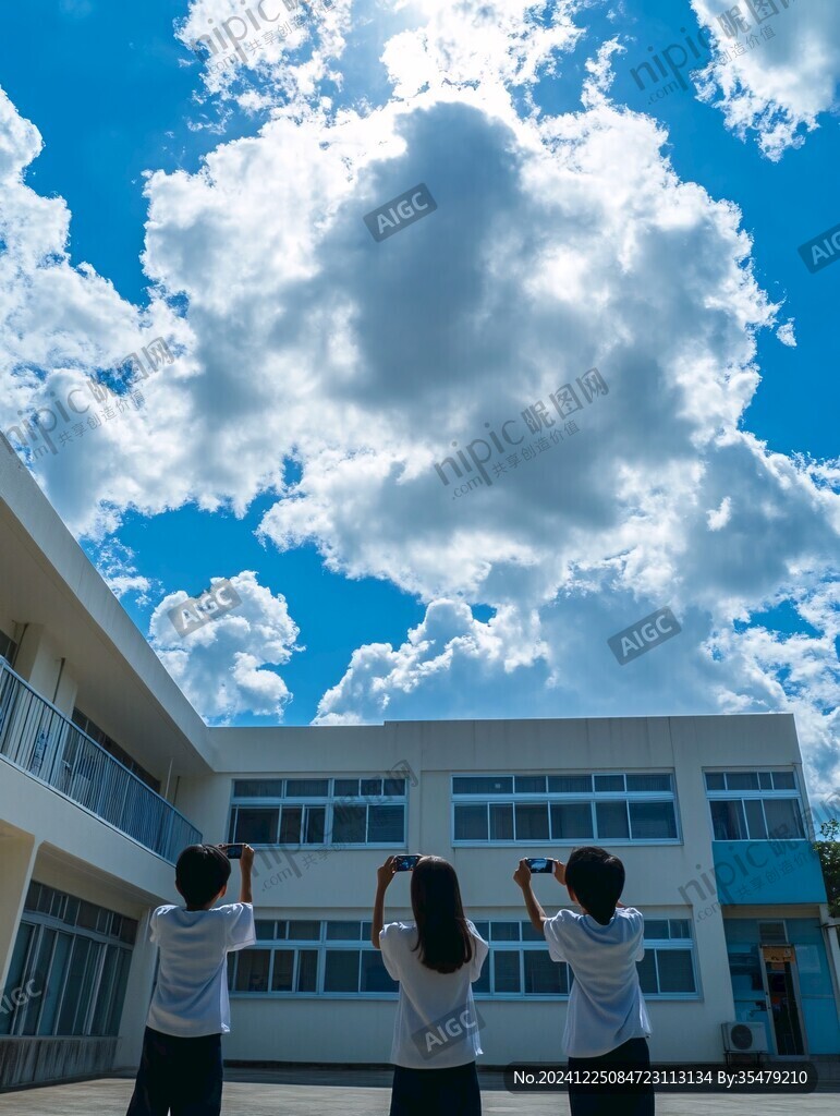 蓝天白云毕业季