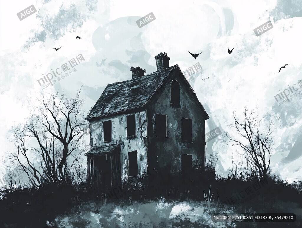 鬼屋装饰画