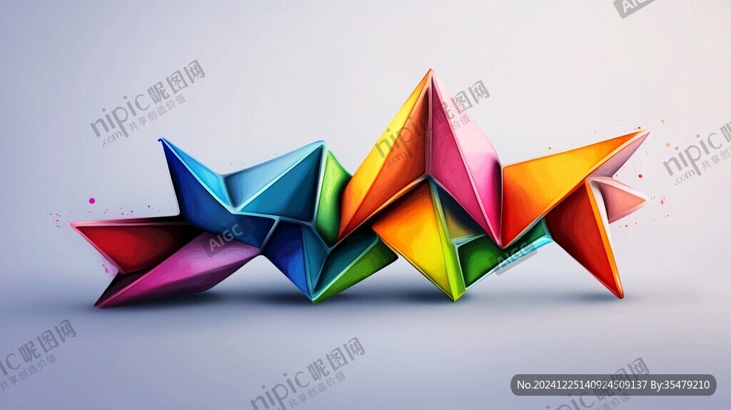 立体渐变发光体设计