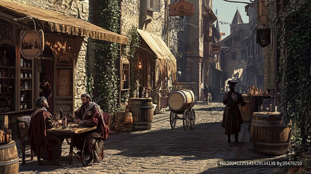 中世纪西方人生活场景