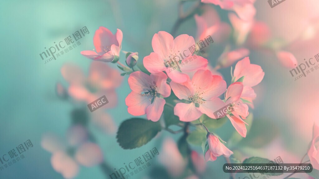 唯美花卉开花春天春景