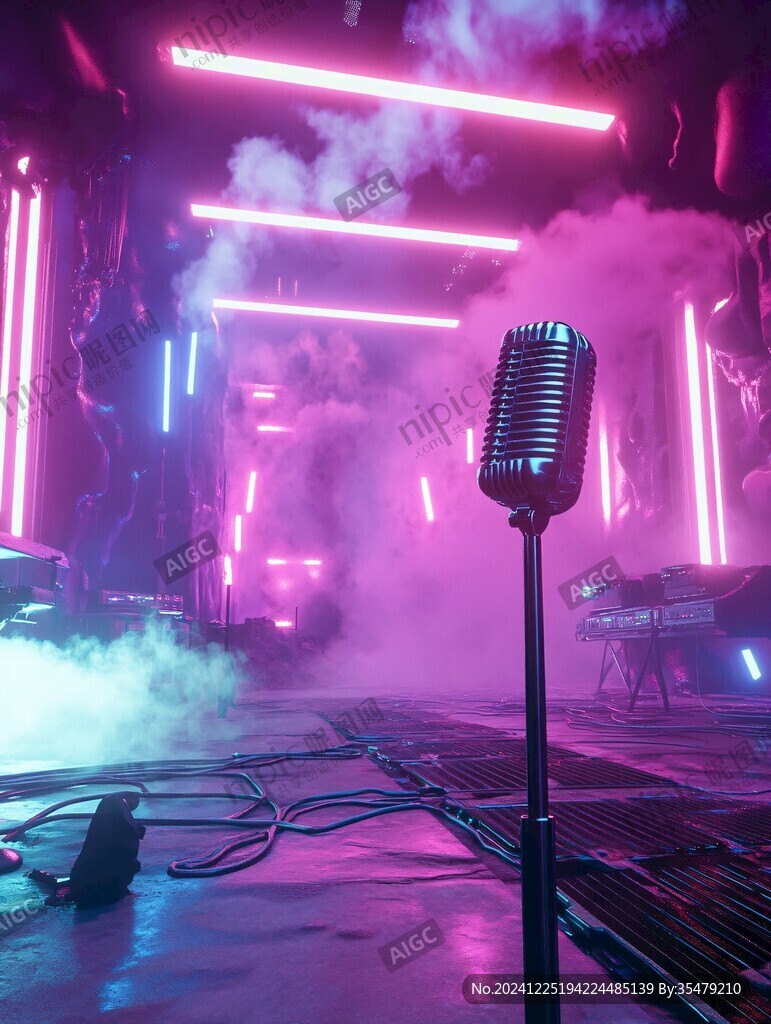 炫光绚丽麦克风