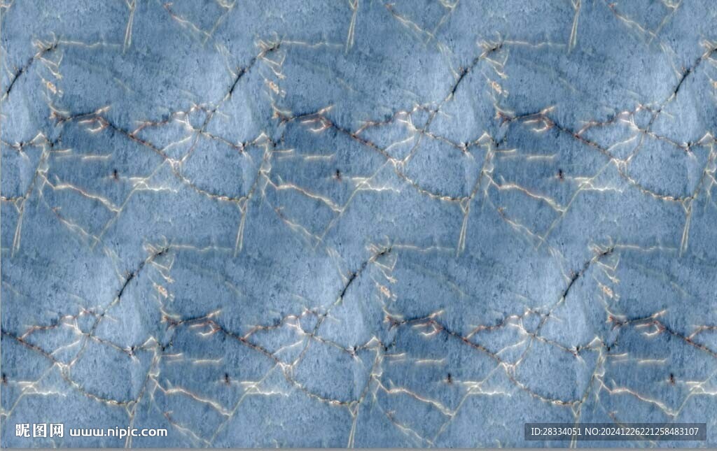 高清青蓝色大理石石纹