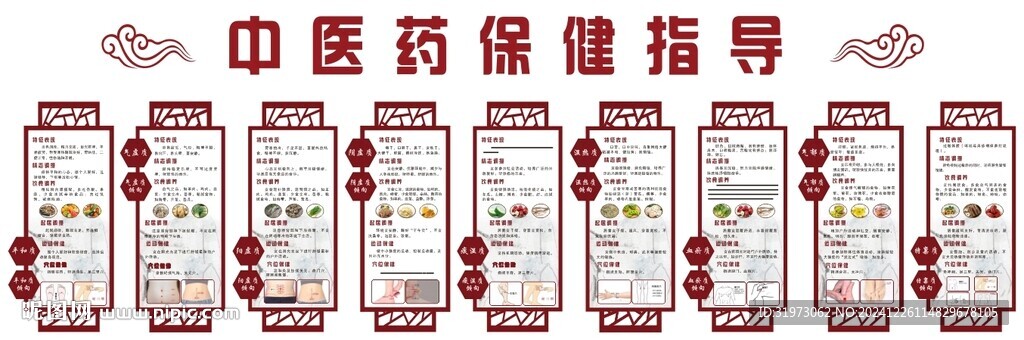 九种体质文化墙