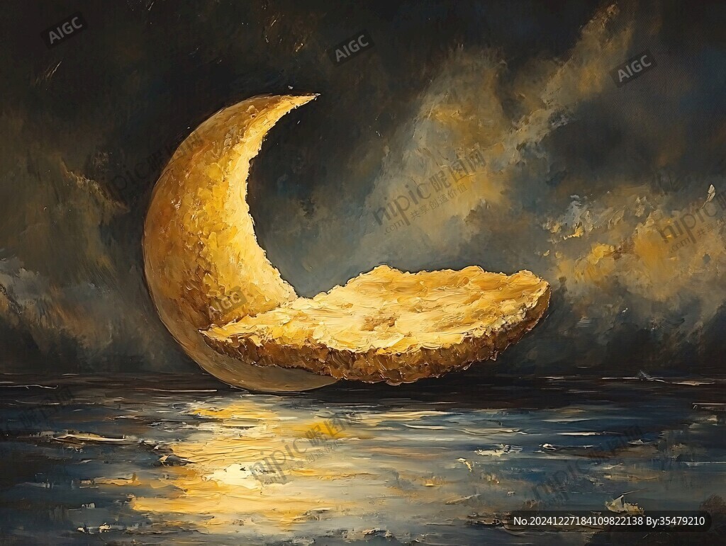 梦幻夜晚立体画