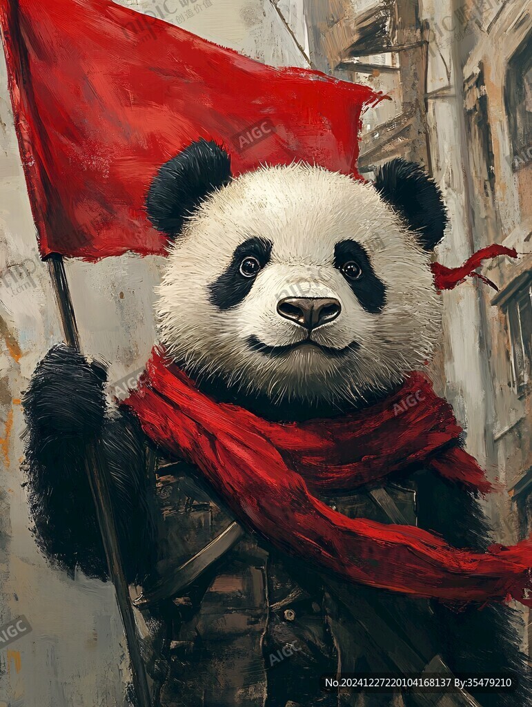 熊猫插画王者驾到
