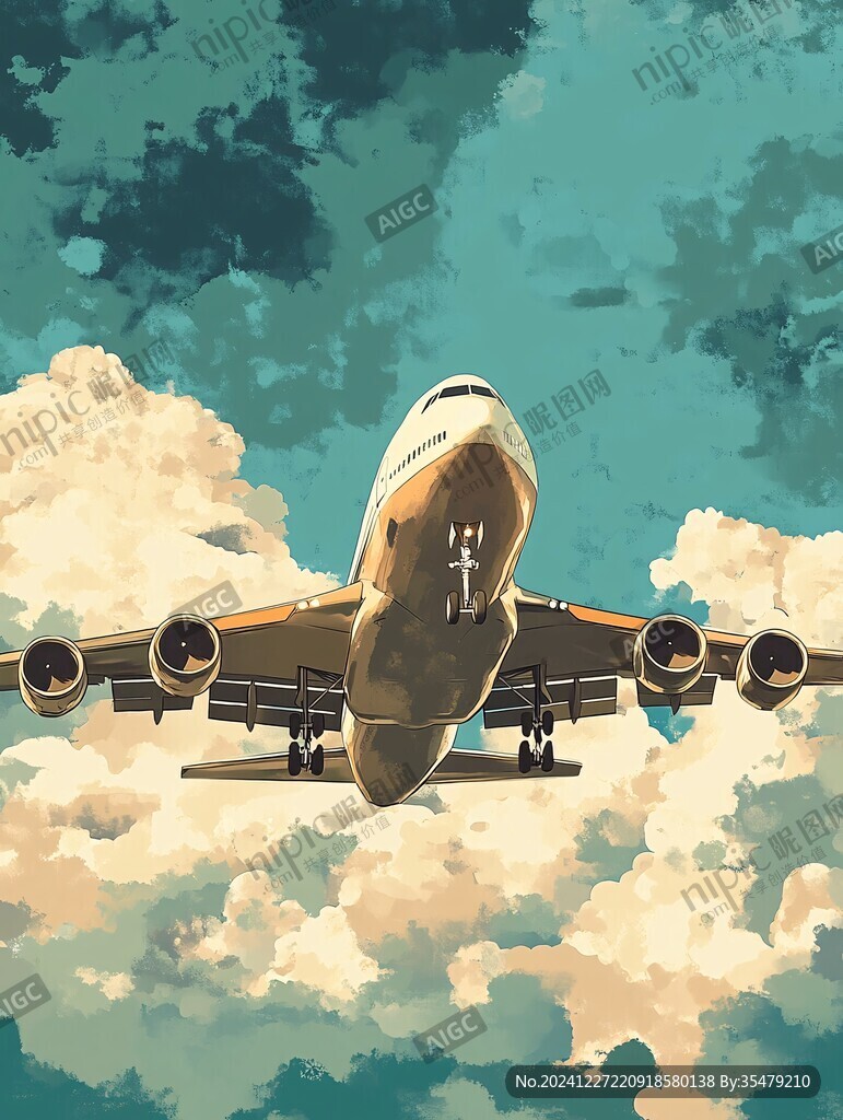 南航插画