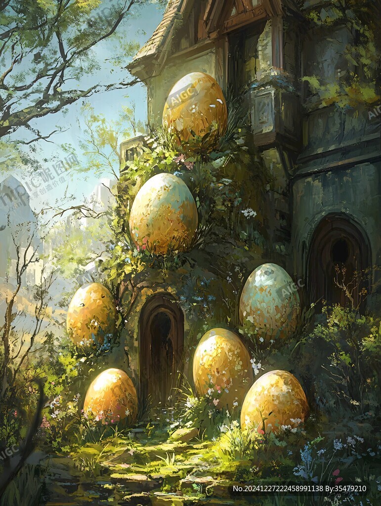 奇幻爱丽斯仙境插画