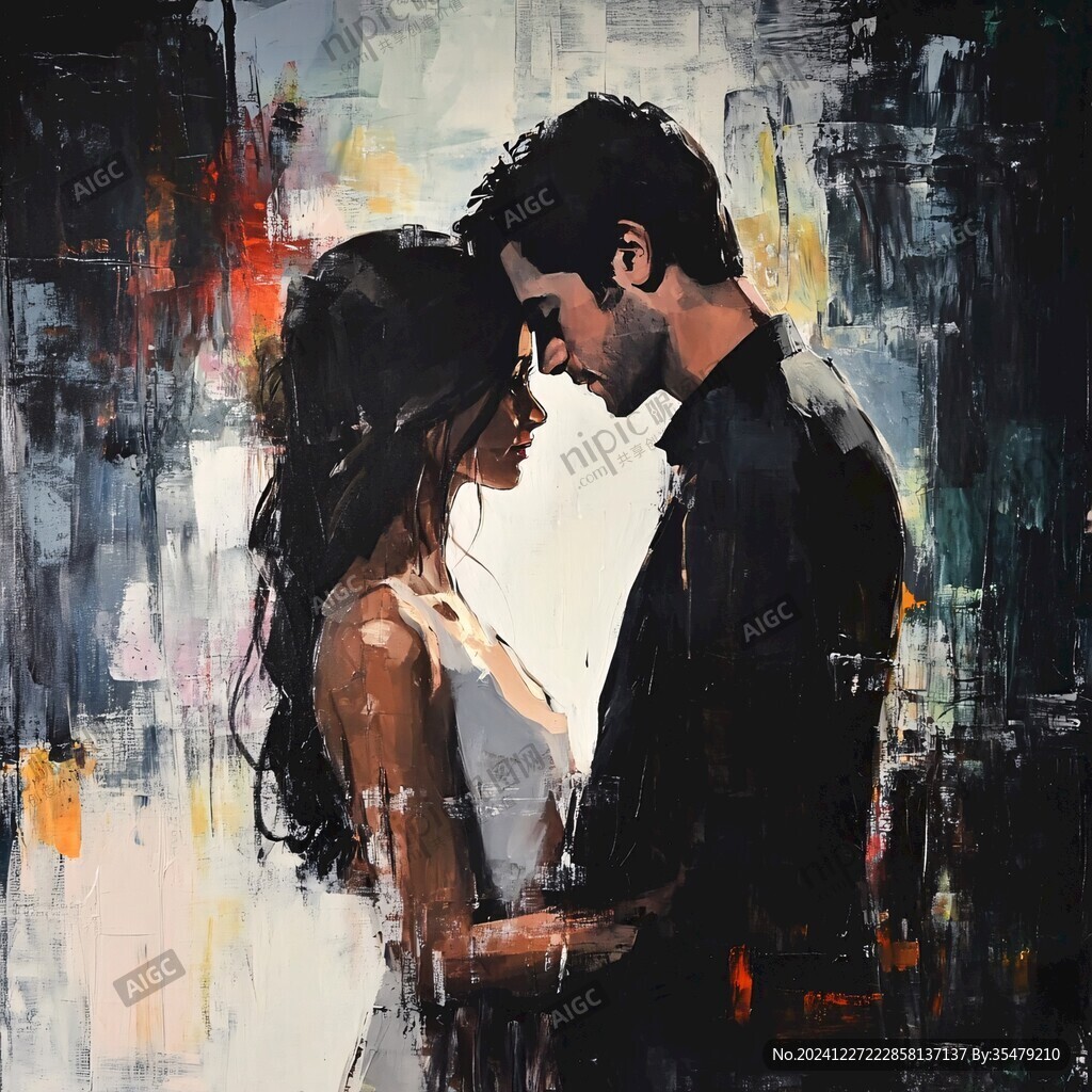 情侣油画