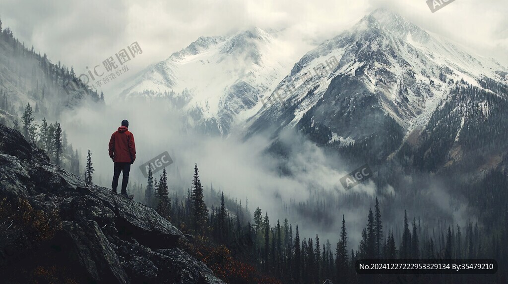 山高人为峰登山