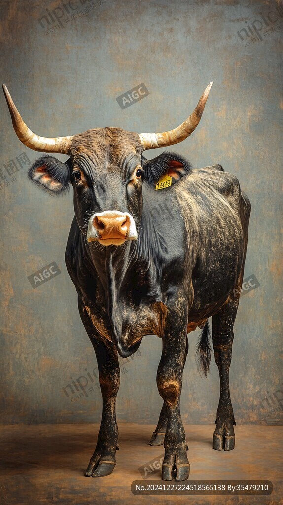 金属质感牛