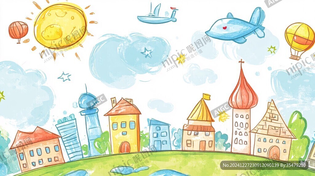 幼儿园插画手绘