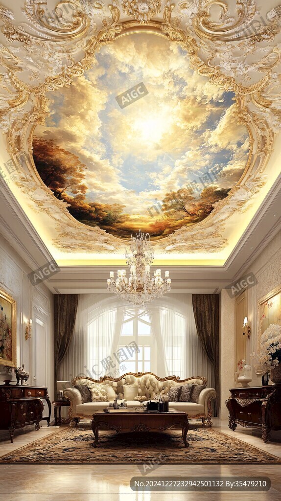 欧式古典天顶画