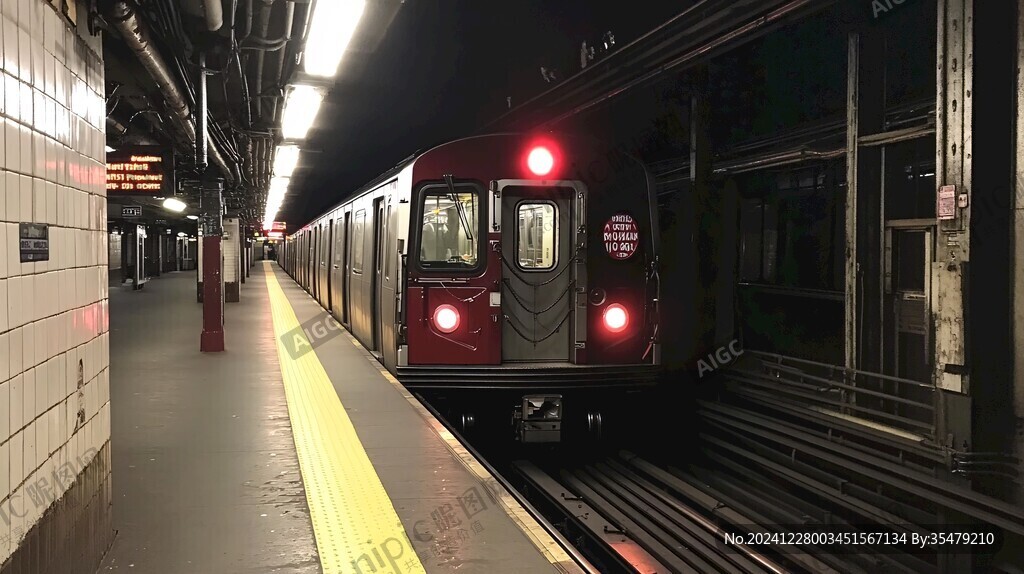 地铁列车城市交通