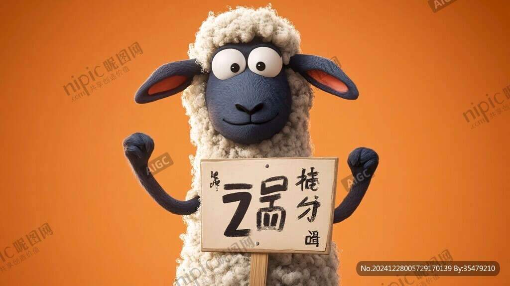 羊年卡通形象会