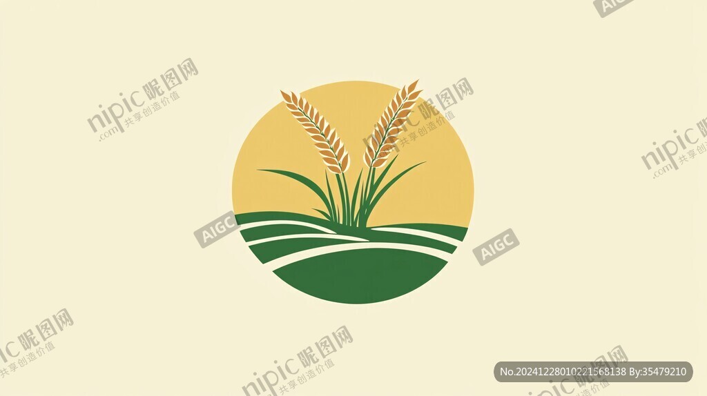 稻田标志设计