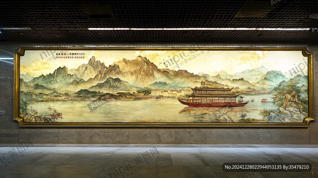 滕王阁巨制壁画