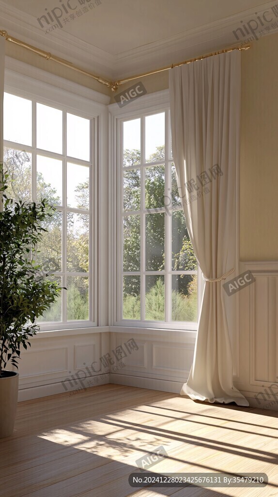 黄色室内暖光太阳光