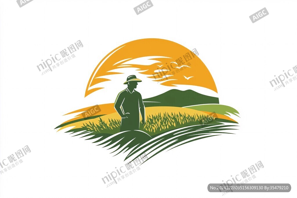 农民形像logo