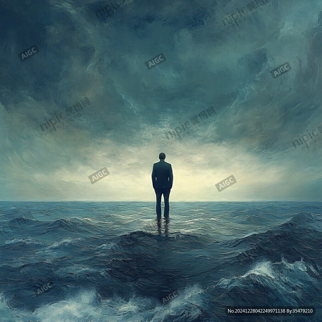 孤身一人背景素材