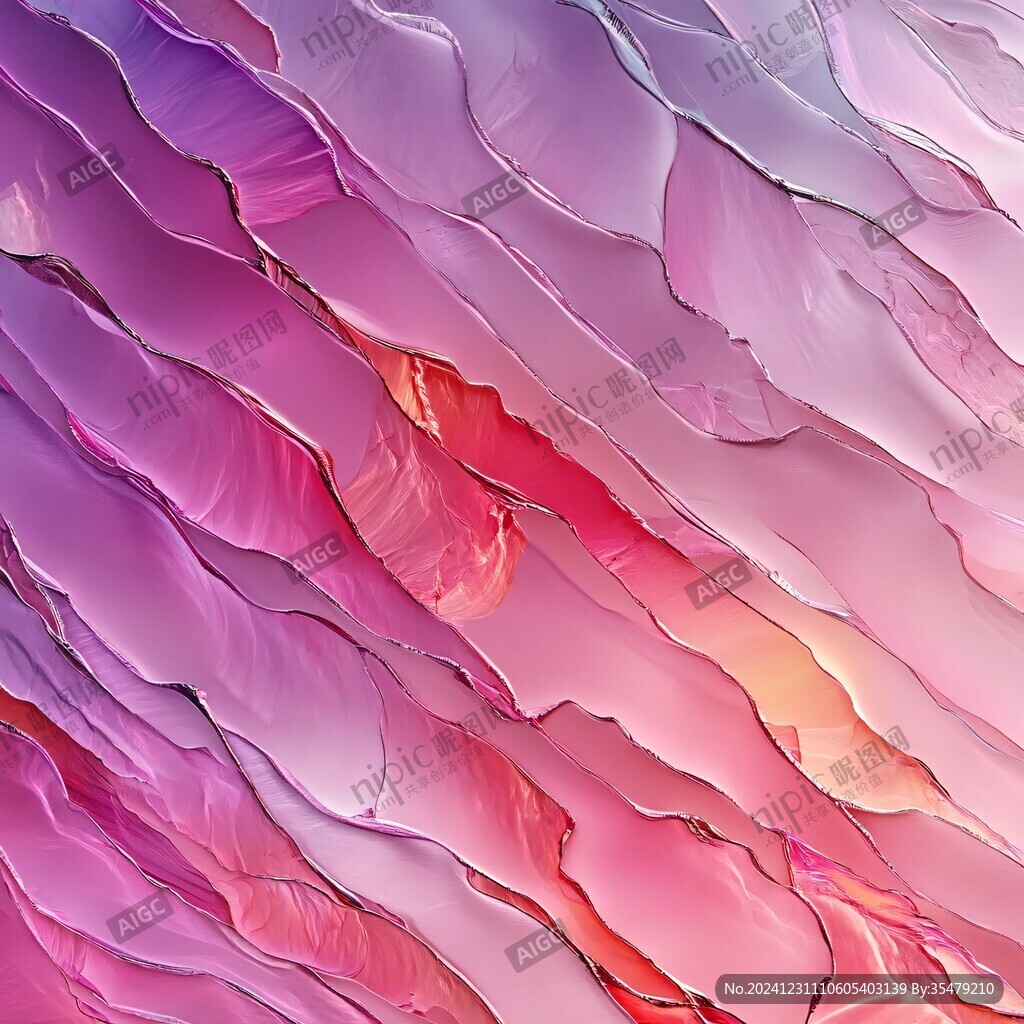 肌理彩色流体背景墙