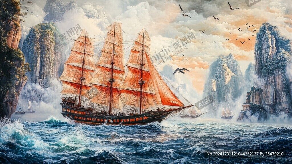 扬帆启航高清画