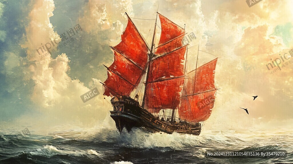 扬帆启航高清画