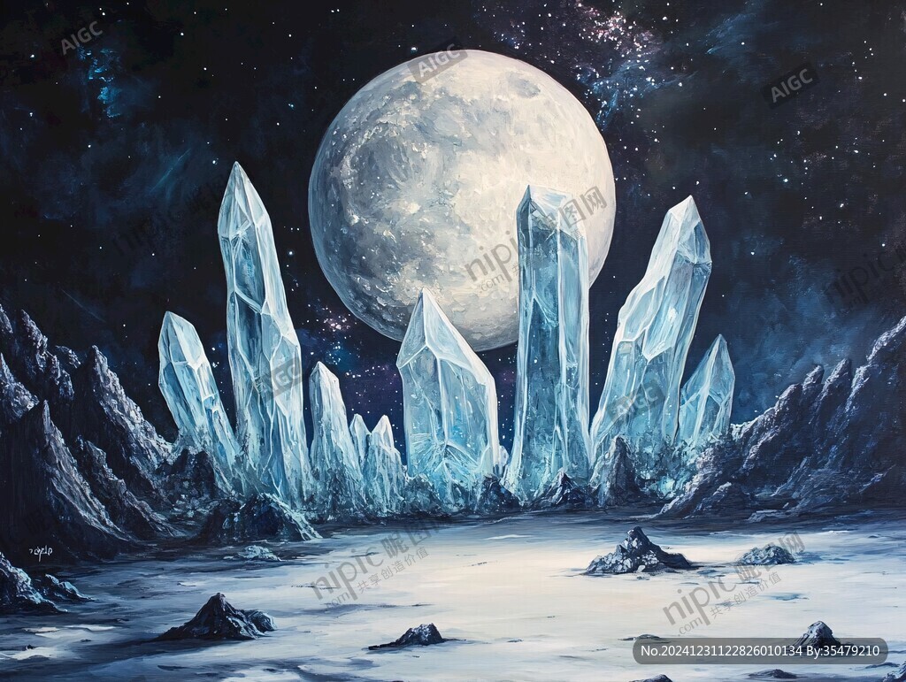 星月河幻想插画