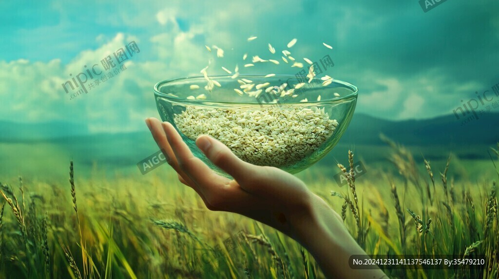 粮食饭碗端在自己手中