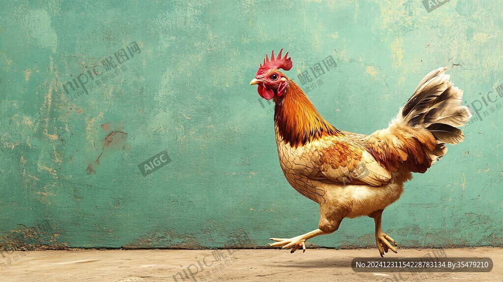 鸡的高清图片