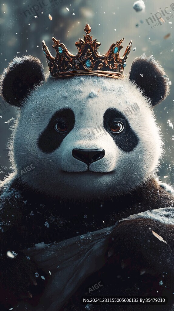 熊猫插画王者驾到