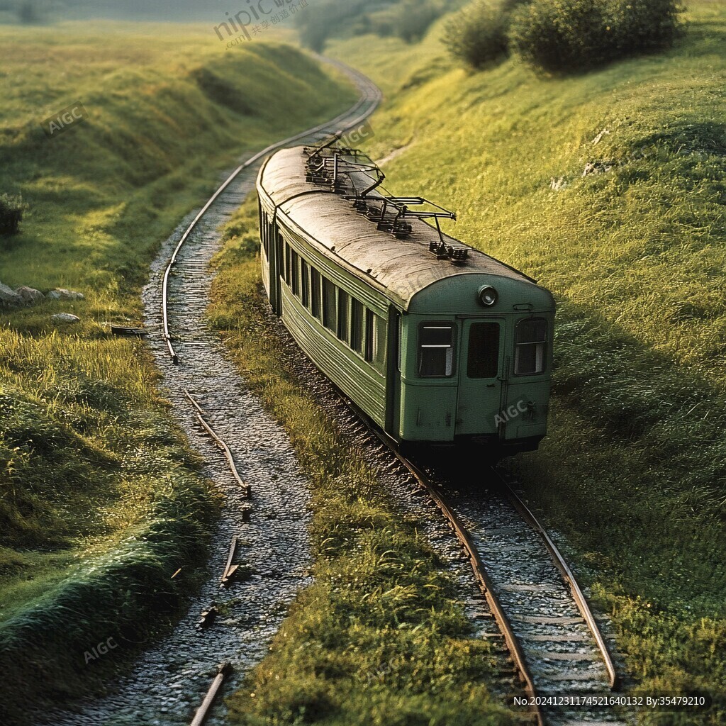 火车旅途风景