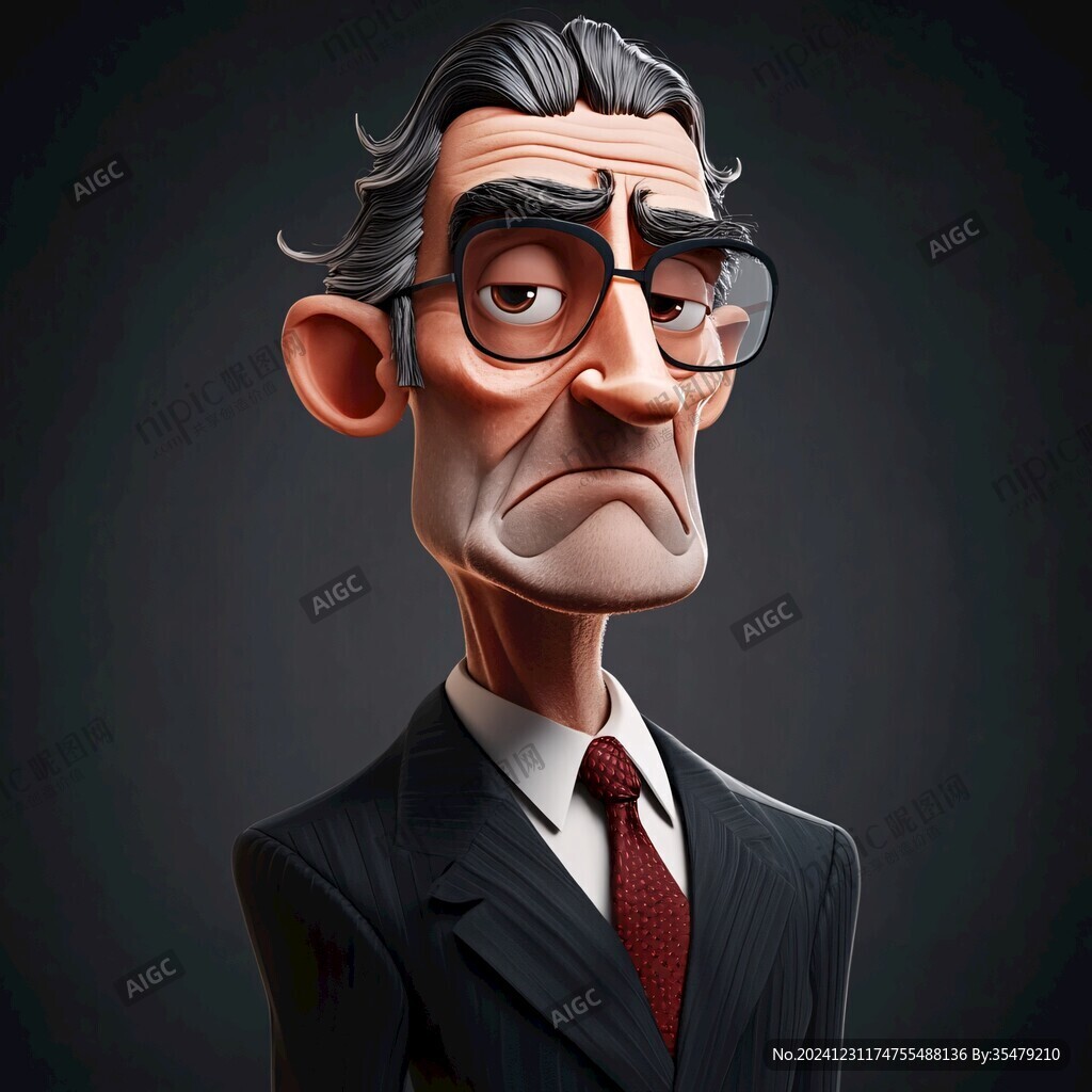 卡通写实漫画人物